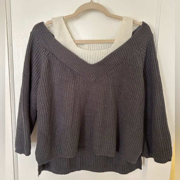 off the shoulder sweater - Picture 1 of 2